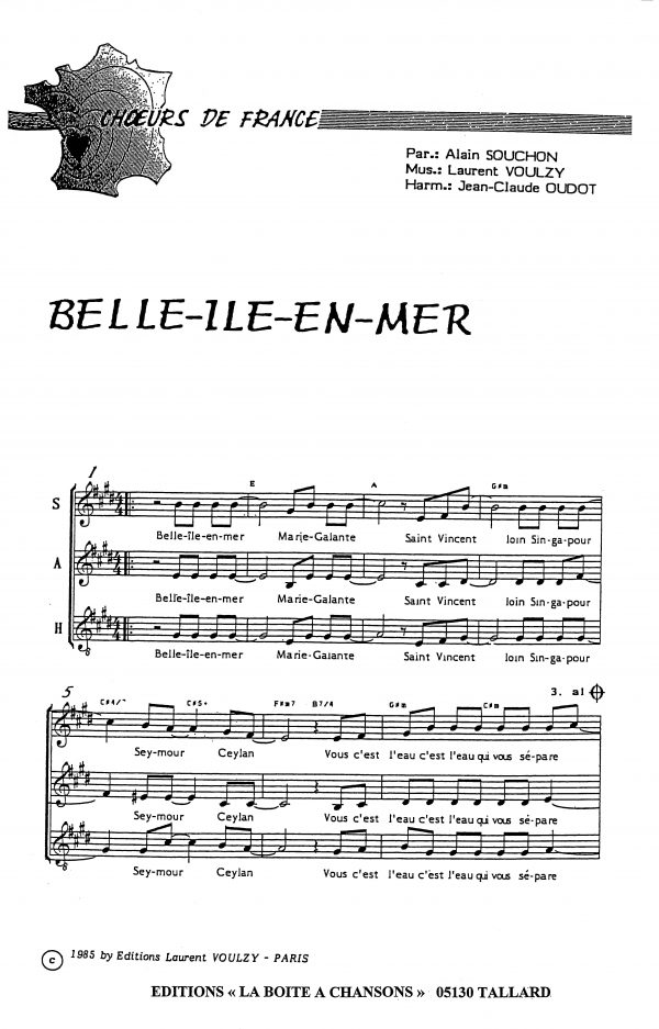 BELLE ILE EN MER MARIE-GALANTE
