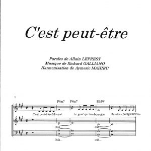C'EST PEUT-ETRE