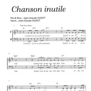 CHANSON INUTILE