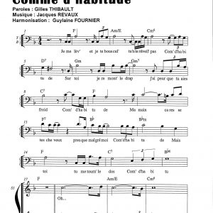 COMME D'HABITUDE