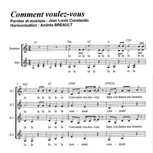 COMMENT VOULEZ VOUS