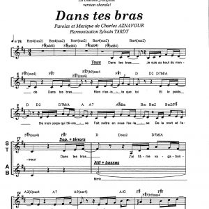 DANS TES BRAS