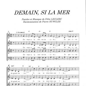 DEMAIN SI LA MER