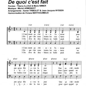 DE QUOI C'EST FAIT