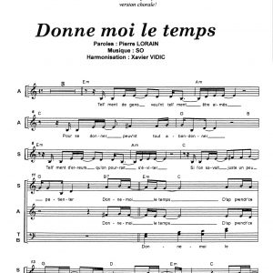 DONNE MOI LE TEMPS