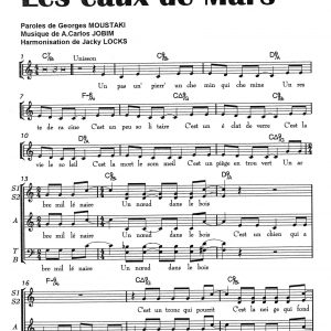 EAUX DE MARS (LES)