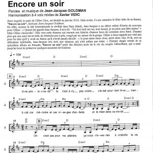 ENCORE UN SOIR
