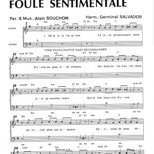 FOULE SENTIMENTALE