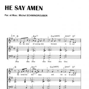 HE  SAY AMEN