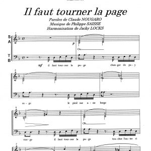IL FAUT TOURNER LA PAGE