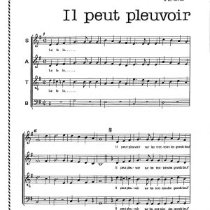 IL PEUT PLEUVOIR