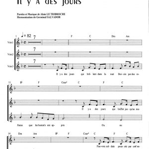 IL Y A DES JOURS