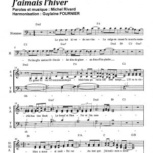 J'AIMAIS L'HIVER