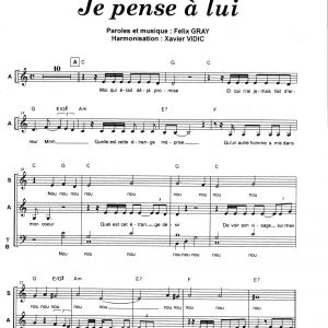 JE PENSE A LUI