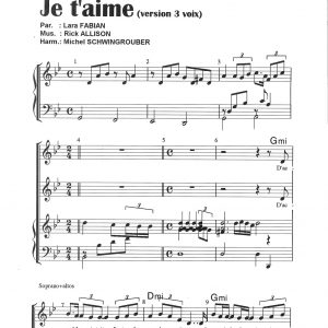 JE T'AIME