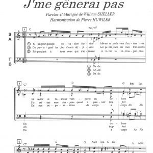 J'ME GENERAI PAS POUR DIRE QUE J'T'AIME