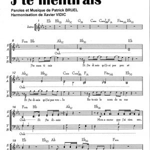 J'TE MENTIRAIS