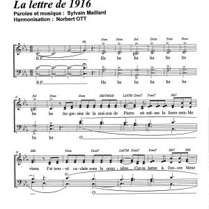 LETTRE DE 1916