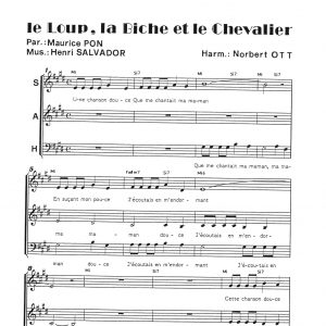 LOUP LA BICHE ET LE CHEVALIER (LE)