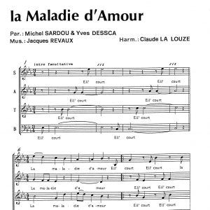 MALADIE D'AMOUR (LA)