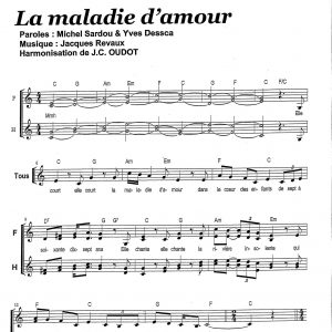 MALADIE D'AMOUR (la)