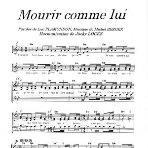 MOURIR COMME LUI