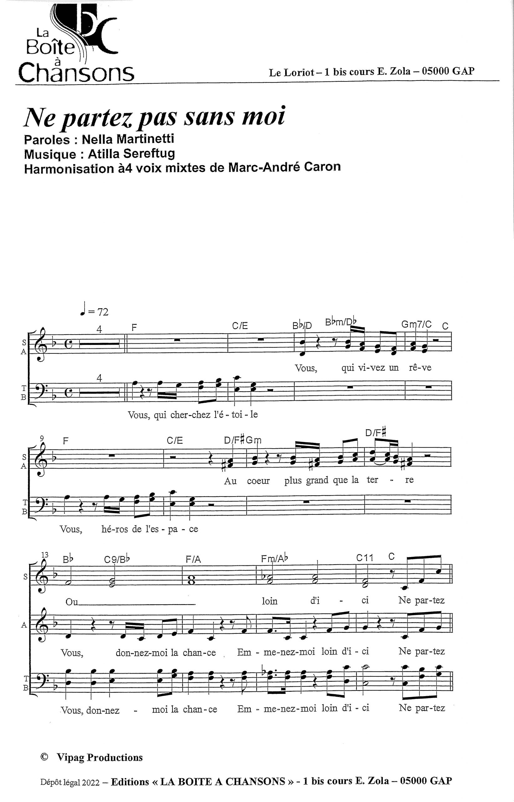 NE PARTEZ PAS SANS MOI