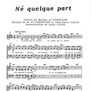 NE QUELQUE PART
