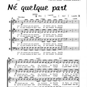 NE QUELQUE PART