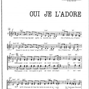 OUI JE L'ADORE