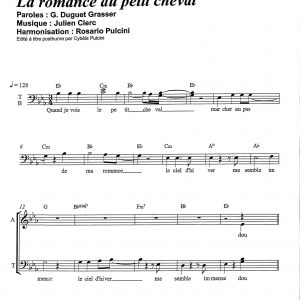 ROMANCE DU PETIT CHEVAL (la)
