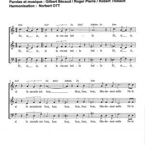 SI SI SI LA VIE EST BELLE