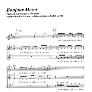 BONJOUR MERCI