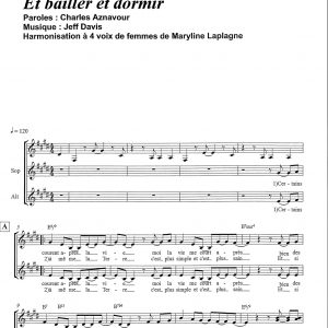 ET BAILLER ET DORMIR