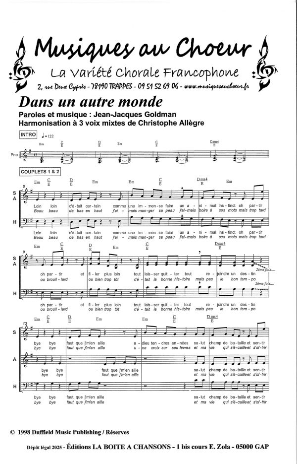 DANS UN AUTRE MONDE