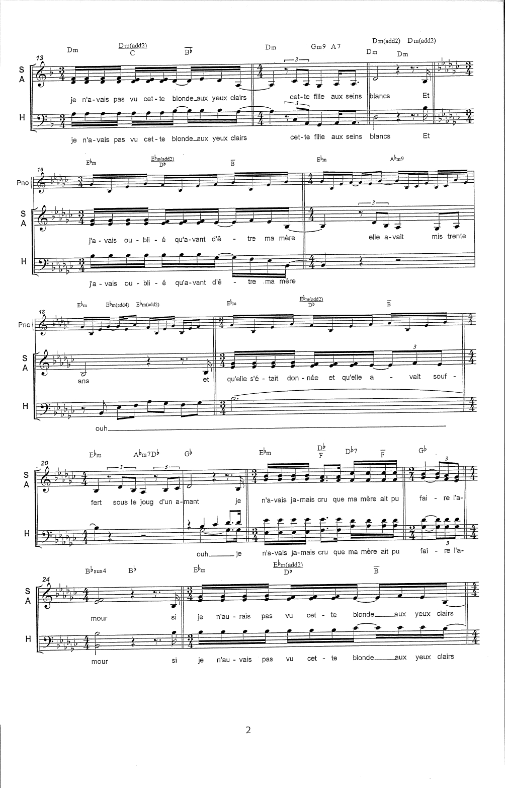 UNE FILLE AUX YEUX CLAIRS – Image 2